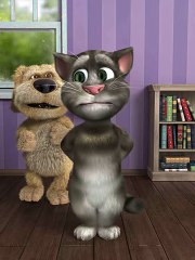 Talking Ben Pays Talking Tom a Visit