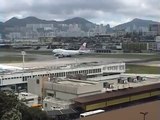 China Airlines Boeing 747 Takeoff Hong Kong Kai Tak Airport