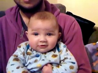 CUTE BABY DOESN'T LOVE KITTENS! HILARIOUS!