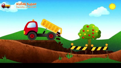 Funny Construction Equipment for Kids   cartoon about cars for kids [baby clip]