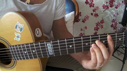 Beyonce - Ane Brun - Halo - Lesson - How to Play on guitar - Tutorial Chords