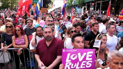 America celebrates Supreme Court same-sex ruling