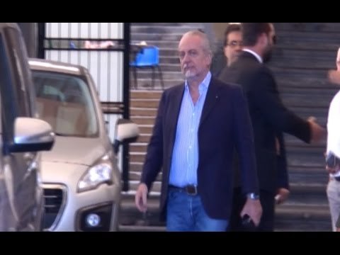 Napoli - Stadio San Paolo, De Laurentiis incontra i delegati del Comune (26.06.15)