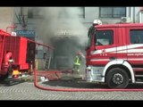 Napoli - In fiamme i capannoni cinesi di Via Galileo Ferraris (26.06.15)