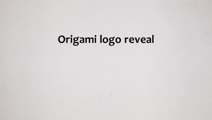 After Effects Project Files - Origami Logo Reveal on White - VideoHive 9516428