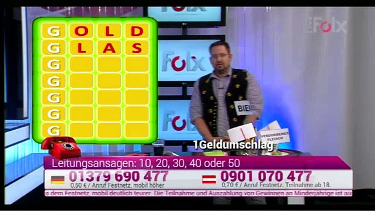 Folx Quiz vom 25.01.2015 - Andre Dossi wird bestraft (2/3)