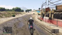 Grand Theft auto dirt bike stunt