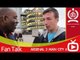 Arsenal FC 3 Man City - Robbie Ends Interview After Man City Fan Mentions Samir Nasri