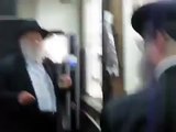 2 Hasidic jews fight and spit at each other