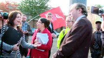 Unite Community protest against council tax benefit cuts