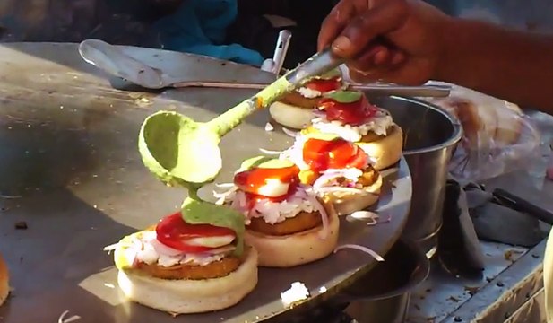 Big Burger - Indian Street Food | Spicy Food | Popular Indian Food Fatafat
