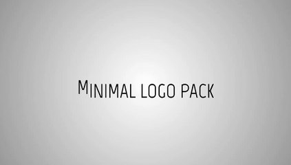 After Effects Project Files - Minimal Logo Sting Pack - VideoHive 9366658