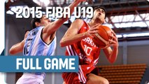 Argentina v Turkey - Group B - Full Game - 2015 FIBA U19 World Championship