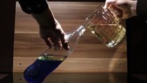 理科の実験　－　ペットボトルの中に海を作る方法