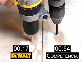 Brocas diamantadas DEWALT para porcelanato vs p.flecha