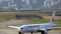 Japan Airlines Boeing 777-200 Taking off at Tokyo Haneda Airport