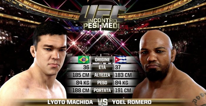 UFC FIGHT NIGHT EVENT Lyoto Machida vs Yoel Romero (simulation event)