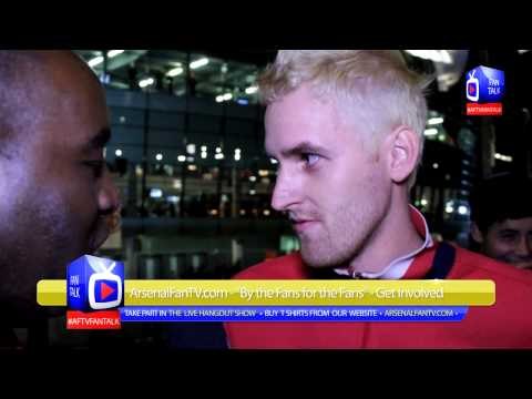 Arsenal FC 2 Napoli 0 - Ozil Was On Fire says Blondie - ArsenalFanTV.com