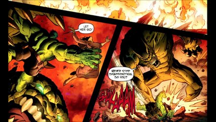 Hulk Vs Devil Hulk(Brian Banner) From Chaos War:Incredible Hulks#620