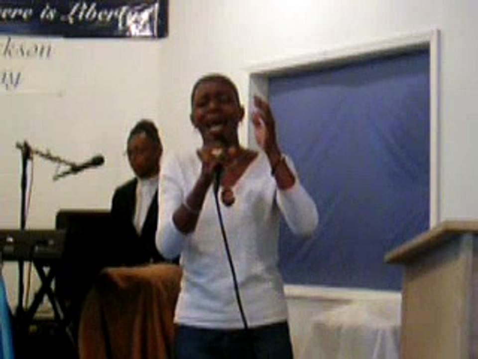 Sister  M . Calhoun  "I sing because I am Happy"