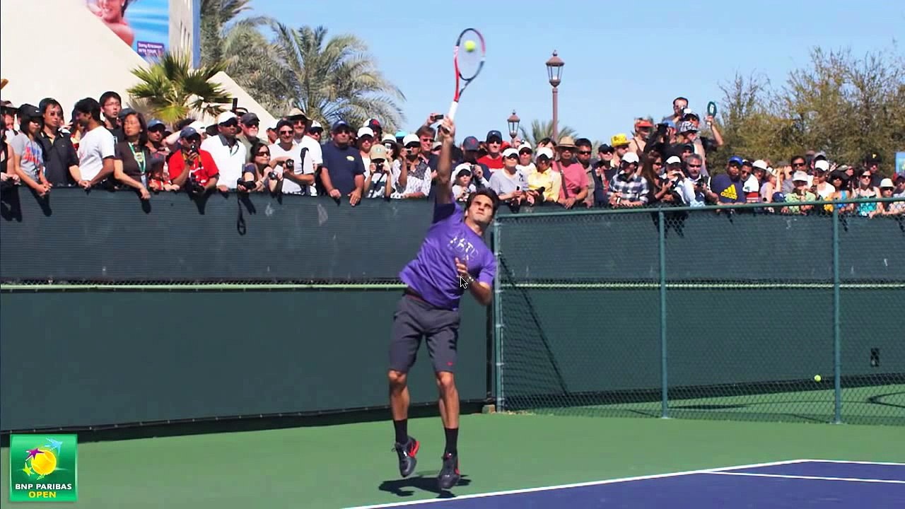 Roger Federer Serve Tossing Motion - Tip #6
