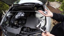 BMW E46 ECS Tuning Carbon Strut Bar Install