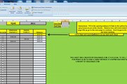 EASY CHECKBOOK CALCULATOR SPREADSHEET FOR EXCEL. EASILY TAKES CARE OF ALL THE MATH INVOLVED.