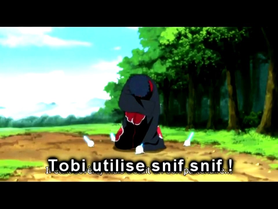 Naruto parodie Sasuke VS Deidara version pokémon
