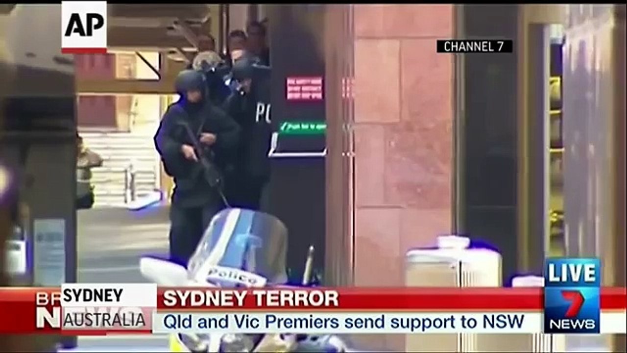 Hostages Seen Fleeing Australian Cafe