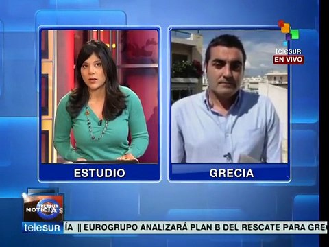 Griegos continúan pendientes de la reunión del Eurogrupo en Bruselas