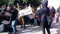 Afghan refugees protest in Ankara Turkey اعتراض پناهجویان افغانستانی در آنکارای ترکیه