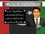 Bilawal takes notice of bad governance, corruption in Sindh-Geo Reports-27 Jun 2015