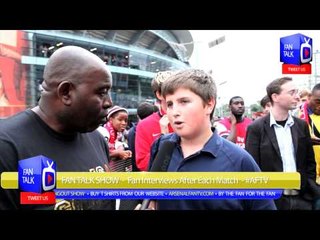 Arsenal FC 3 Stoke City 1 - "Red Army" - Young Gun Thinks We Can Win The League -- ArsenalFanTV.com