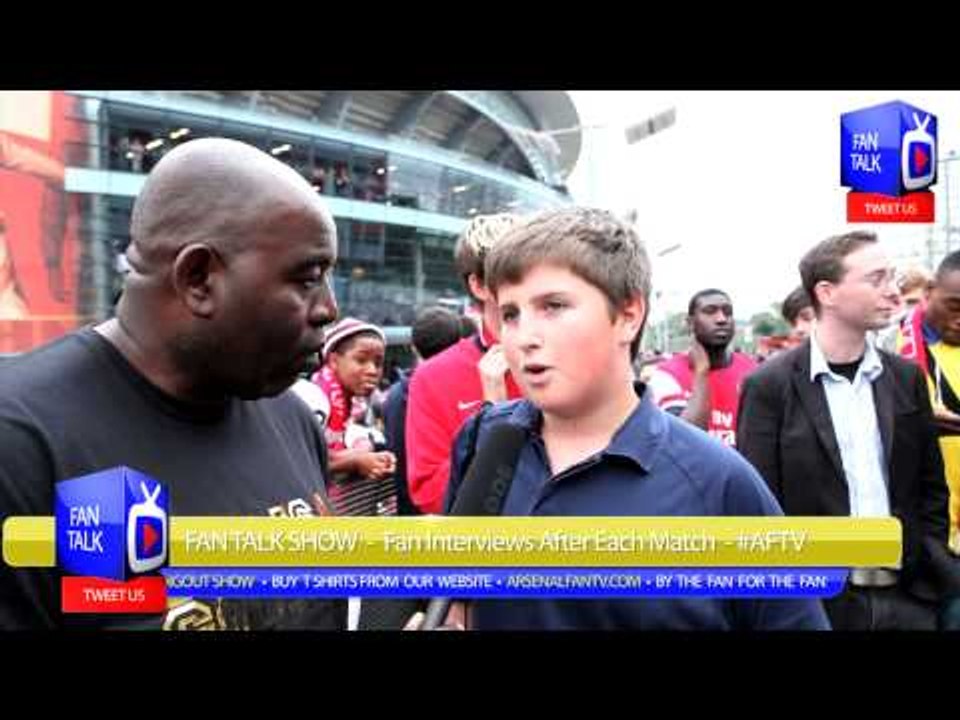 Arsenal FC 3 Stoke City 1 - "Red Army" - Young Gun Thinks We Can Win The League -- ArsenalFanTV.com