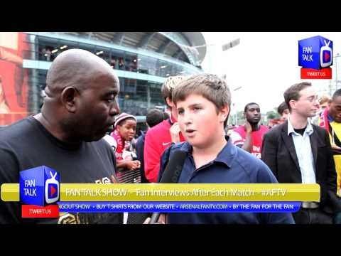 Arsenal FC 3 Stoke City 1 - Red Army - Young Gun Thinks We Can Win The League ArsenalFanTV.com