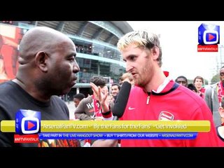 Arsenal FC 3  Stoke City 1 - Blondie Says Ozil Was Best Player On The Pitch - ArsenalFanTV.com