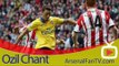 Arsenal FC Mesut Ozil Chant At Debut Match  V Sunderland - ArsenalFanTV.com