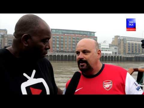 Arsenal FC 3 Fulham 1 - BSM Boat Trip - Interview with L.A Gooner - ArsenalFanTV.com
