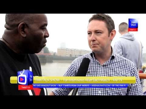 Arsenal FC 3 Fulham 1 - BSM Boat Trip - David O'Leary Talks To Robbie About BSM & Arsenal