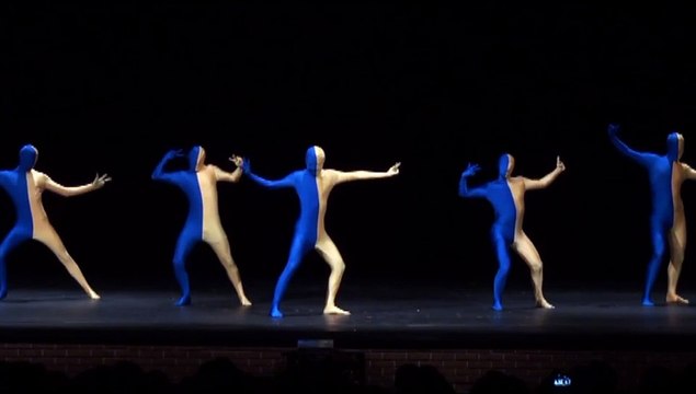 Klein's Blue/Gold Man Group Variety Show Dance