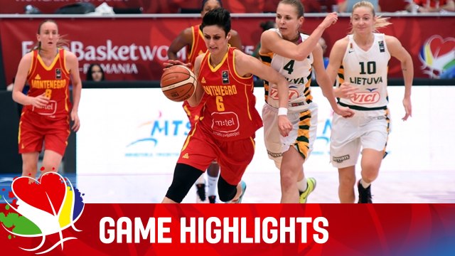 Lithuania v Montenegro - Game Highlights - Classification 7-8 - EuroBasket Women 2015