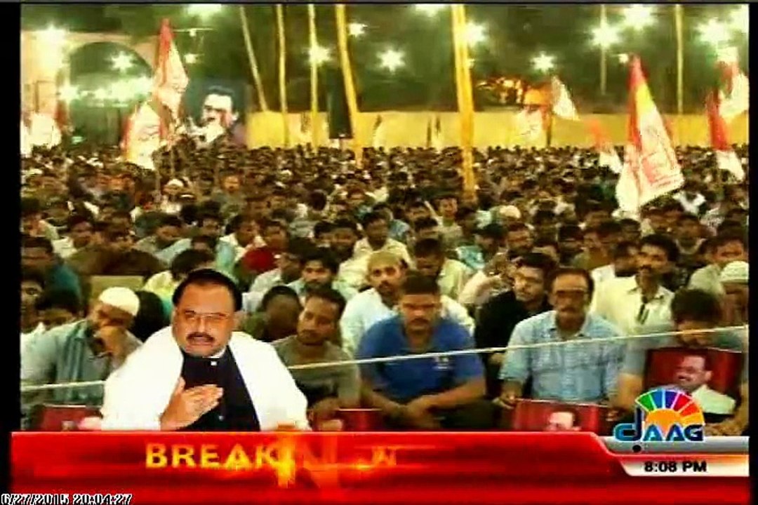 JAAG NEWS Pakistan Aaj Raat Ehtisham Khalid with MQM Asif Hasnain (27 June 2015)