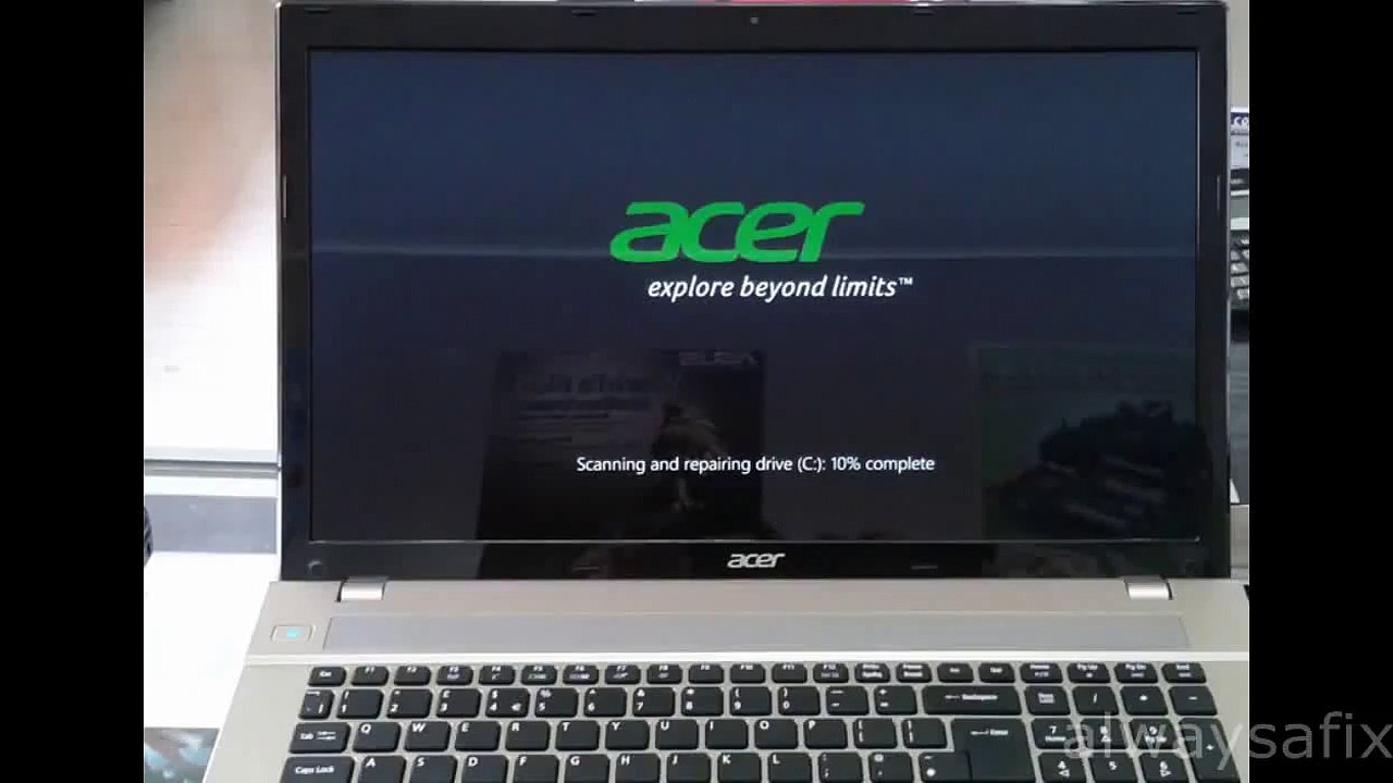 windows 8 stuck on scanning and repairing drive fix