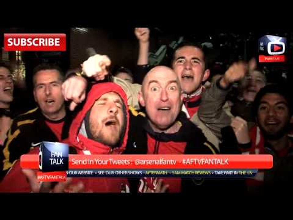 Arsenal 4 v Wigan 1 - Tottenham Hotspur we're coming for you - Fan Chant - ArsenalFanTV.com