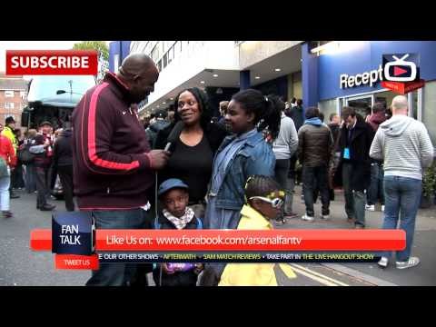 Arsenal 1 v QPR 0 - Robbie and family - ArsenalFanTV.com