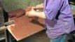 Wedging Clay in Preparation for Wheel Throwing Pottery