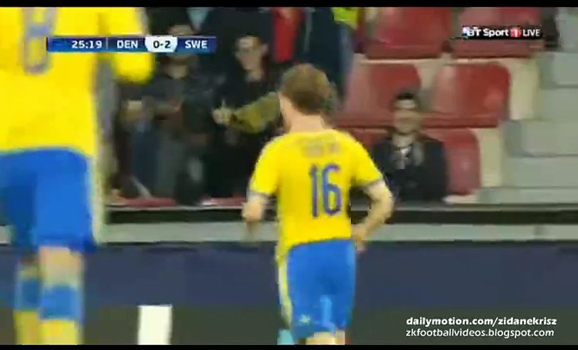 Simon Tibbling 0:2 | Denmark v. Sweden 27.06.2015 Euro U21 Championship