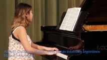 Alberto Ginastera, Rondo sobre temas infantiles argentinos.  Hana Chwe, piano.