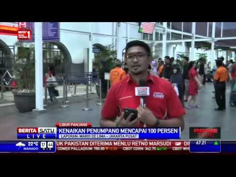 Jumlah Penumpang di Stasiun Senen Naik 100 Persen