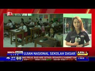 Pelaksanaan UN di SD 04 Kebon Sirih